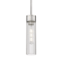 Innovations Lighting Empire 3" Wide Mini Pendant Satin Nickel / Clear