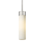 Innovations Lighting Empire 3" Wide Mini Pendant Satin Nickel / Matte White