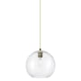 Innovations Lighting Crown Point 10" Wide Pendant Brushed Brass / Clear