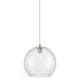 Innovations Lighting Crown Point 12" Wide Pendant Brushed Brass / Seedy
