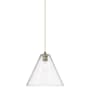 Innovations Lighting Crown Point 12" Wide Pendant Brushed Brass / Seedy