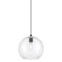 Innovations Lighting Crown Point 10" Wide Pendant Matte Black / Clear