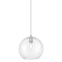 Innovations Lighting Crown Point 10" Wide Pendant Satin Nickel / Clear