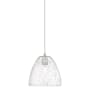 Innovations Lighting Crown Point 9" Wide Mini Pendant Satin Nickel / Seedy