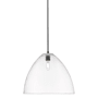 Innovations Lighting Crown Point 16" Wide Pendant Matte Black / Clear