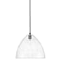Innovations Lighting Crown Point 16" Wide Pendant Matte Black / Seedy