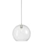 Innovations Lighting Crown Point 12" Wide Pendant Polished Nickel / Clear