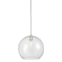 Innovations Lighting Crown Point 12" Wide Pendant Polished Nickel / Seedy