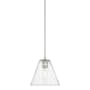 Innovations Lighting Crown Point 8" Wide Mini Pendant Polished Nickel / Seedy