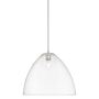 Innovations Lighting Crown Point 16" Wide Pendant Polished Nickel / Clear