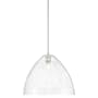 Innovations Lighting Crown Point 16" Wide Pendant Polished Nickel / Seedy