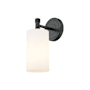 Innovations Lighting Crown Point 11" Tall Wall Sconce Matte Black / Matte White