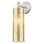 Innovations Lighting Crown Point 16" Tall Bathroom Sconce with Mercury Glass Shade Satin Nickel
