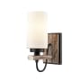 Innovations Lighting Paladin 11" Tall Wall Sconce Matte Black / White