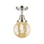 Innovations Lighting Beacon 6" Wide Semi-Flush Globe Ceiling Fixture Polished Nickel / Mercury
