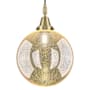 Innovations Lighting Beacon 12" Wide Pendant with Mercury Glass Shade Antique Brass