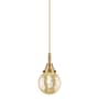 Innovations Lighting Beacon 6" Wide Mini Pendant Brushed Brass / Mercury