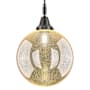 Innovations Lighting Beacon 12" Wide Pendant with Mercury Glass Shade Matte Black