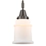 Innovations Lighting Canton 6" Wide Mini Pendant with Matte White Glass Shade Oil Rubbed Bronze