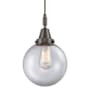 Innovations Lighting Beacon 8" Wide Mini Pendant with Clear Glass Shade Oil Rubbed Bronze