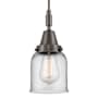 Innovations Lighting Bell 5" Wide Mini Pendant with Clear Glass Shade Oil Rubbed Bronze