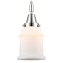 Innovations Lighting Canton 6" Wide Mini Pendant with Matte White Glass Shade Polished Chrome