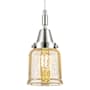 Innovations Lighting Bell 5" Wide Mini Pendant with Silver-Plated Mercury Glass Shade Polished Chrome