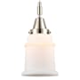 Innovations Lighting Canton 6" Wide Mini Pendant with Matte White Glass Shade Polished Nickel