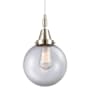 Innovations Lighting Beacon 8" Wide Mini Pendant with Clear Glass Shade Polished Nickel