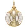 Innovations Lighting Beacon 12" Wide Pendant with Mercury Glass Shade Satin Gold