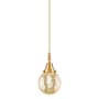 Innovations Lighting Beacon 6" Wide Mini Pendant Satin Gold / Mercury