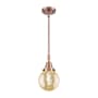 Innovations Lighting Beacon 6" Wide Mini Pendant Antique Copper / Mercury