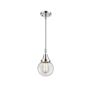 Innovations Lighting Beacon 6" Wide Mini Pendant Polished Chrome / Clear