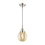 Innovations Lighting Beacon 6" Wide Mini Pendant Polished Nickel / Mercury