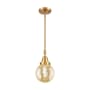 Innovations Lighting Beacon 6" Wide Mini Pendant Satin Gold / Mercury