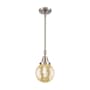 Innovations Lighting Beacon 6" Wide Mini Pendant Brushed Satin Nickel / Mercury