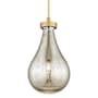Innovations Lighting Owego 7" Wide Mini Pendant with Mercury Glass Shade Brushed Brass