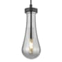 Innovations Lighting Owego 11" Tall Mini Pendant with Light Smoke Glass Shade Matte Black