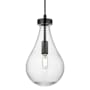 Innovations Lighting Owego 7" Wide Mini Pendant with Clear Glass Shade Matte Black