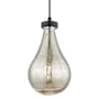 Innovations Lighting Owego 7" Wide Mini Pendant with Mercury Glass Shade Matte Black