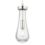Innovations Lighting Owego 11" Tall Mini Pendant with Clear, Seedy Glass Shade Polished Nickel