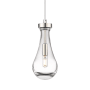 Innovations Lighting Owego 5" Wide Mini Pendant Polished Nickel / Clear