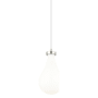 Innovations Lighting Owego 7" Wide Mini Pendant Polished Nickel / Gloss White