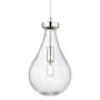 Innovations Lighting Owego 7" Wide Mini Pendant with Clear, Seedy Glass Shade Polished Nickel