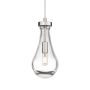 Innovations Lighting Owego 5" Wide Mini Pendant Satin Nickel / Clear