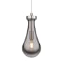 Innovations Lighting Owego 5" Wide Mini Pendant Satin Nickel / Plated Smoke