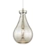 Innovations Lighting Owego 7" Wide Mini Pendant with Mercury Glass Shade Satin Nickel