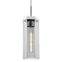 Innovations Lighting Blakeley 5" Wide Mini Pendant with Light Smoke Glass Shade Polished Nickel