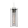 Innovations Lighting Blakeley 5" Wide Mini Pendant with Light Smoke Glass Shade Satin Nickel