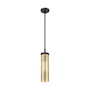Innovations Lighting Lincoln 5" Wide Mini Pendant Matte Black / Mercury